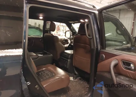 2018 Nissan Armada Platinum from USA, damaged, VIN JN8AY2NE9J9734361